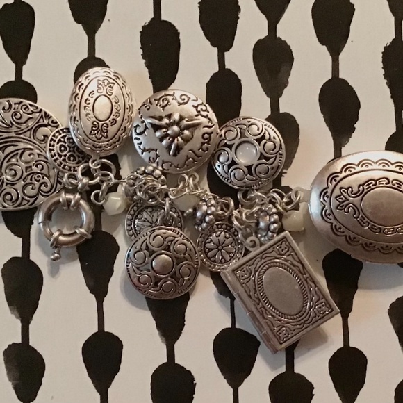 Locket & Charm Necklace - Picture 2 of 4